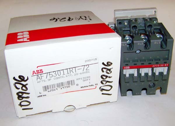 New abb AF75-30 rt non-reversing 105A ac/dc contactor