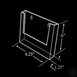 New brochure booklet menu rack holder wall mount stand