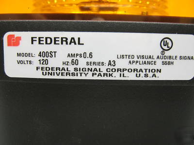 New federal signal 400ST strobe light 