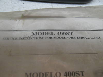 New federal signal 400ST strobe light 