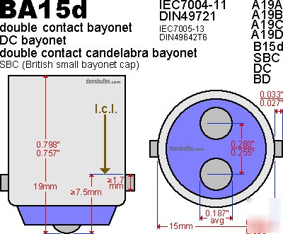 New ushio sm-15T7/cl/dc 15W incandescent bulb-dental 