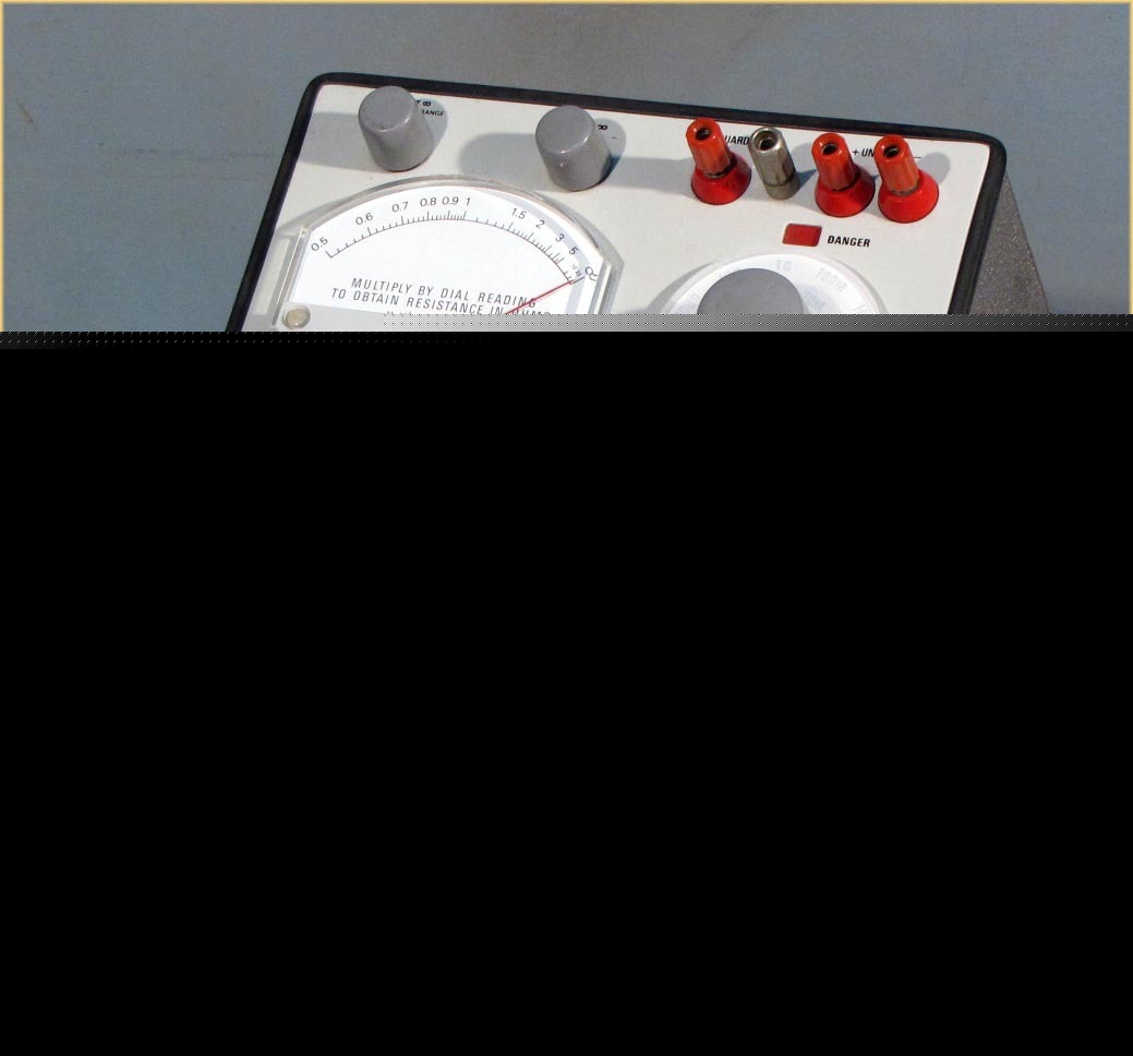 Nice general radio 1864 megohmmeter gr genrad