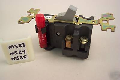 Square d manual motor starter 2510-FS1P w/ pilot light
