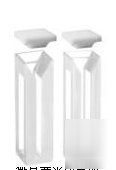  quartz fluorescence micro cuvettes with lid ,10MM path