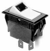 Lighted rocker switch - dpst - on/off - 149-1076