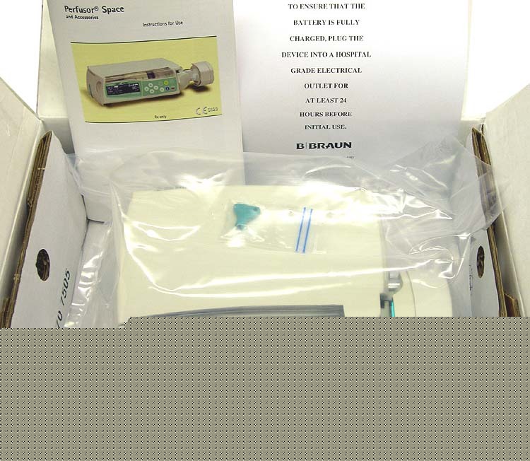 New braun perfusor space automated infusion pump sealed