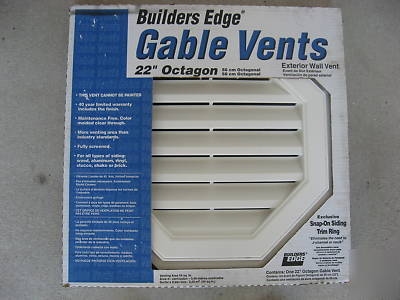 New builders edge gable vent 22