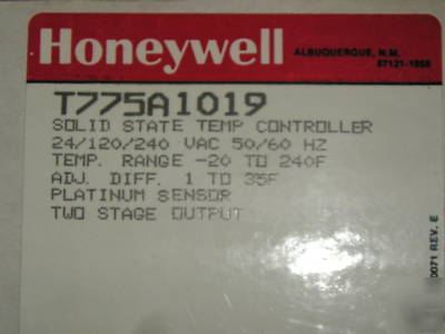 New honeywell T775A1019 electronic remote temp control 