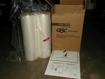 New laminating film 2 roll 1.5 mil 12
