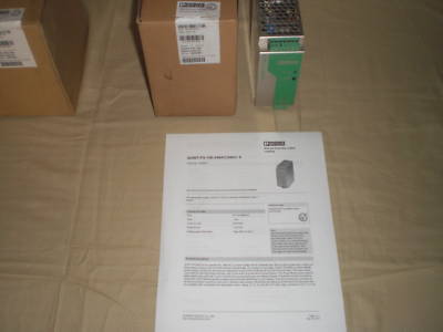 New lot of 3 phoenix contact quint-ps-100 240AC/24DC 