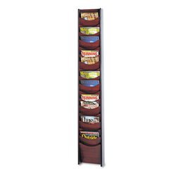 New solid wood wall-mount literature display rack, 1...