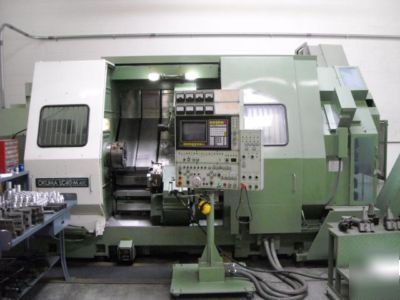 Okuma LC40-m atc 50 tool changer, live tooling