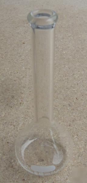 PyrexÂ® 50ML class b volumetric flask, tooled neck