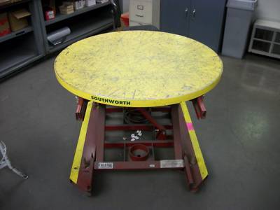 Southworth palletpal spring actuated lift table leveler
