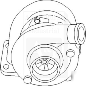 Turbocharger a-A157337 for case-ih international