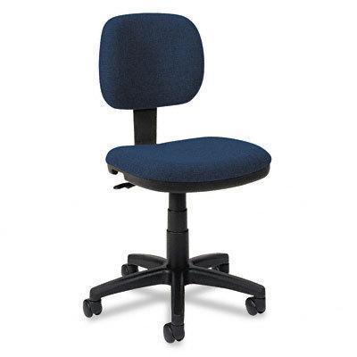 VL610 swivel task chair navy fabric/black frame