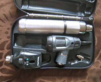 Welch allyn 97200-mc otoscope/ophthalmoscope kit/set