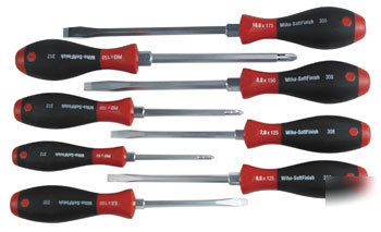 Wiha 8 pc soft fiish screwdriver set # 30898