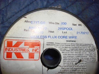 New 1-2#spool .030 gasless flux core mig wire 1-3153 