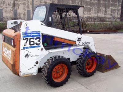 New 1999 bobcat 763/orops/ seat/new tires/serviced 