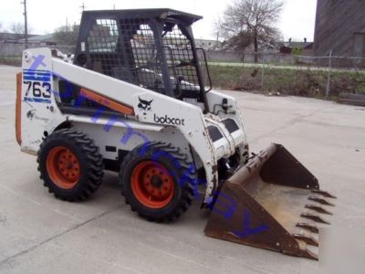 New 1999 bobcat 763/orops/ seat/new tires/serviced 