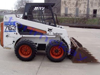 New 1999 bobcat 763/orops/ seat/new tires/serviced 