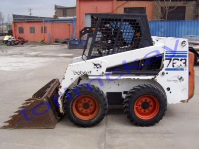 New 1999 bobcat 763/orops/ seat/new tires/serviced 