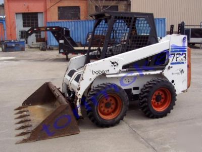 New 1999 bobcat 763/orops/ seat/new tires/serviced 