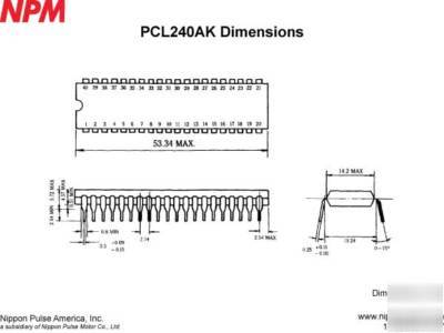 Pcl-240AK programmable pulse generator motion control