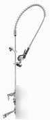 Tands brass pre-rinse unit w/ wall mount 8IN |b-0133-b