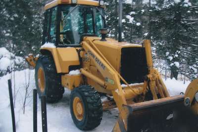 1989 john deere backhoe loader 310C