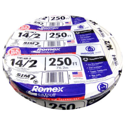 4 romex 250FT 14/2