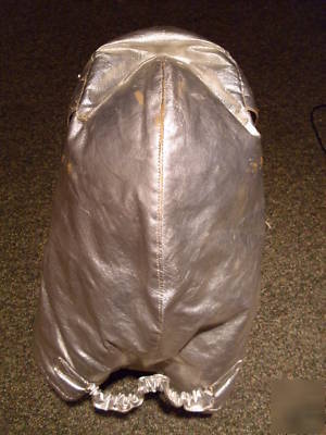 Aluminized proximity fire fighter's hood helmet w visor