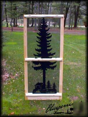 Doors-screen doors-rustic log cabin decor-lodge decor