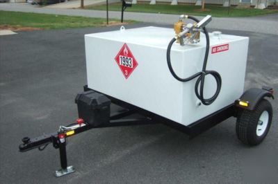 Fuel servicing tank refueling trailer - coml - 390 gal