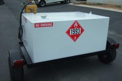 Fuel servicing tank refueling trailer - coml - 390 gal