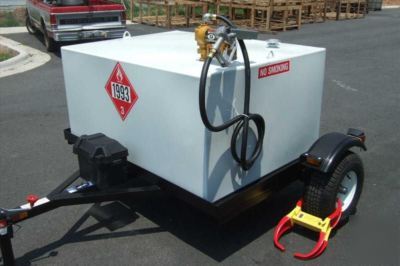 Fuel servicing tank refueling trailer - coml - 390 gal