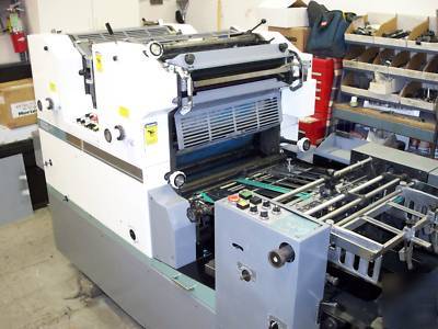 Hamada model c-248 true two color press w/crestlines