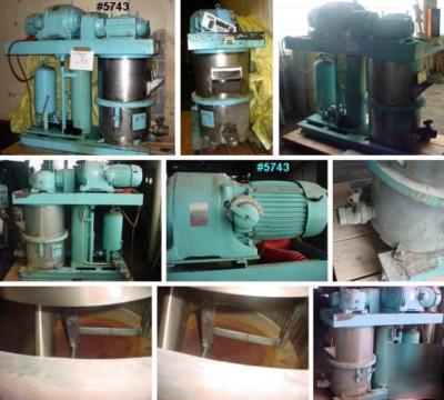 25 gallon ross double planetary mixer-10 hp - s/s #5743