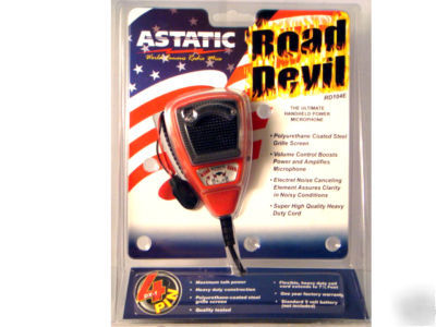 Astatic RD104E road devil cb ham mic microphone 4 pin