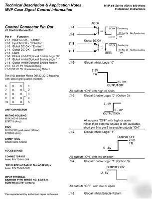 Astec mvp series, 600W power supply with 3-outputs