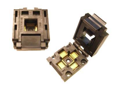 Enplas ic test socket chip adapter fpq-52-0.65-04 (X2)