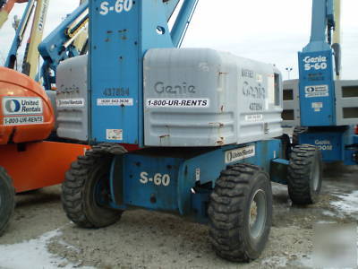 Genie s-60 boom 60-64FT stick 4WD 