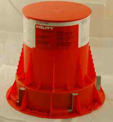 Hilti CP6801606 cast in firestop pcv abs pipe device