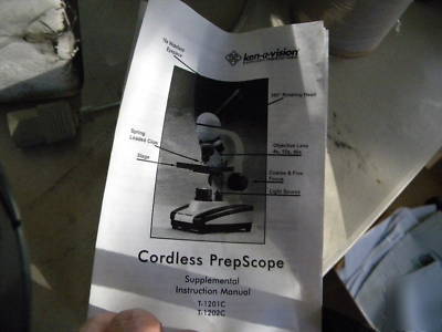 Ken a vision t-1200 cordless prepscope monocular head