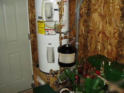 Listeroid 6/1 diesel generator solar wvo charger heat