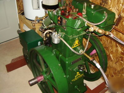 Listeroid 6/1 diesel generator solar wvo charger heat