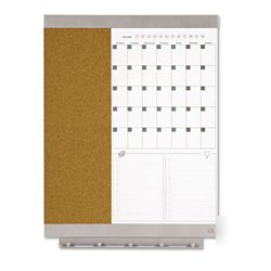 New envi whiteboard planner/bulletin board, 17 x 23,...