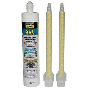 New simpson strong tie set-pac-ez set- epoxy tie 8 oz.
