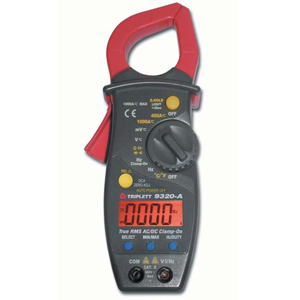 Triplett 9310 ac/dc clamp on meter w/temp, cap, & freq